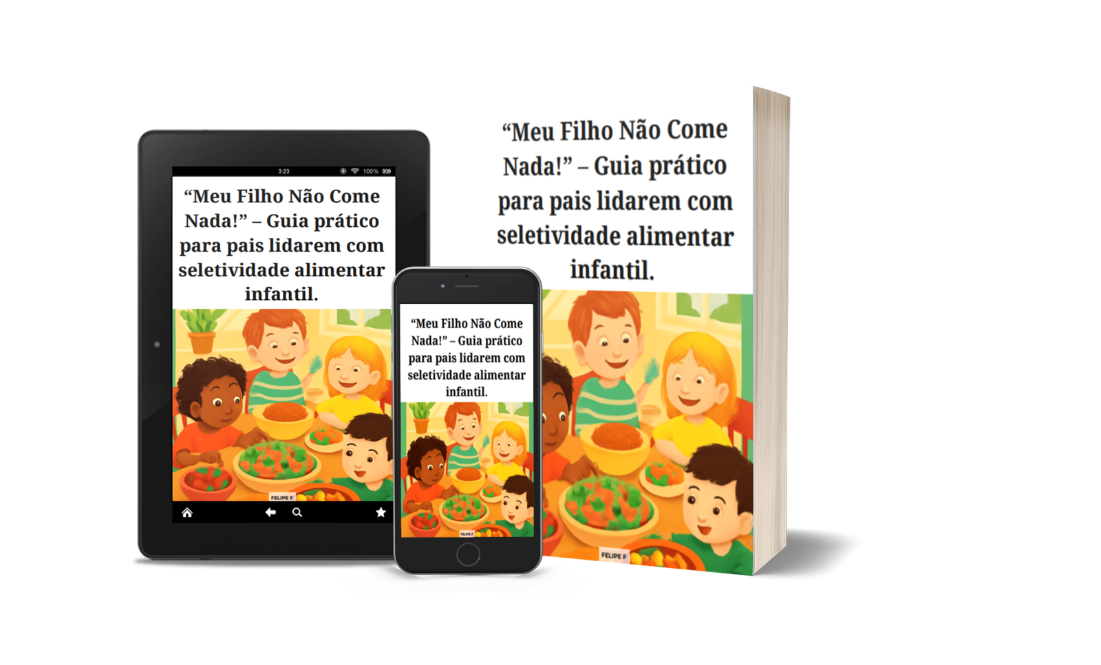 Capa 3D do e-book Meu Filho Não Come Nada